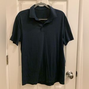 Men’s navy lululemon polo.